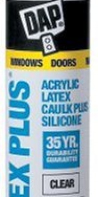 Dap 18152 Acrylic Latex Caulk with Silicone, 10.1-Ounce, White