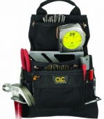 customer Leathercraft 5833 Ballistic Poly Nail And Tool Bag, 9 Pocket