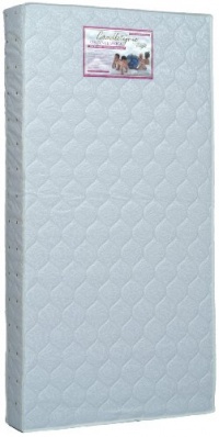 Colgate Visco-Classica Dual Firmness Foam Crib Mattress with Memory Foam, White/beige