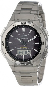 Casio Men's WVA470DJ-1ACF Waveceptor Solar Atomic Ana-Digi Sport Watch