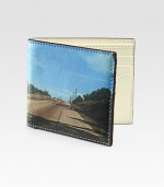 You'll want to hop in a car and drive across country after you get your hands on this plush leather wallet.Six-card holderCurrency pocket3½ W X 4WLeatherImported