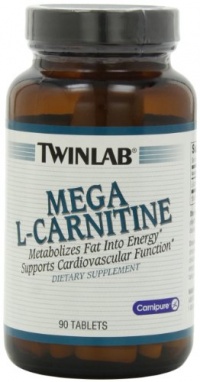 Twinlab Mega L-Carnitine 500mg, 90 Tablets