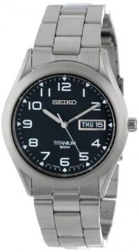 Seiko Men's SGG711 Quartz Titanium Case and Bracelet Watch