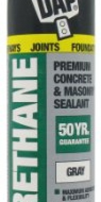 Dap 18814 Polyurethane Premium Concrete and Masonry Sealant, Gray, 10.1-Ounce