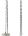 Judith Jack Tassels Sterling Silver Marcasite Crystal Double Barrel Drop Earrings