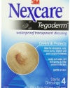 Nexcare Tegaderm Transparent Dressing 4 Inch X 4 3/4 Inch, 4-Count