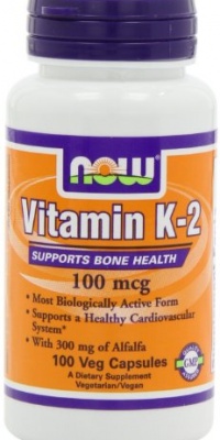 NOW Foods Vitamin  K-2,100mcg,  100 Vcaps