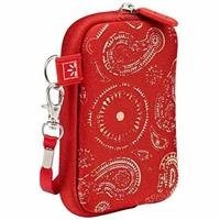 Case Logic UNZT-2 Compact Camera Case (Red Plaid)