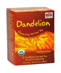 Now Foods Tea Bags, Dandelion, 24 Count