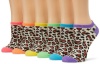 K. Bell Socks Women's 6-Pack Digital Cheetah