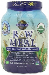 Garden of Life Raw Organic Meal, Vanilla, 2.5 lbs