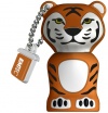 EMTEC M329 Animal Series Jungle 8 GB USB 2.0 Flash Drive (Tiger)