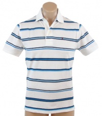 Tommy Hilfiger Men Thin Stripes Logo Polo T-shirt