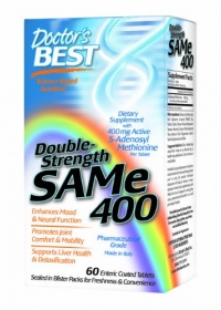 Doctor's Best SAM-e 400, 60-Count