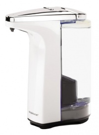 simplehuman Compact Sensor Pump with Sample Soap, White,  8oz