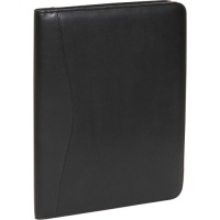 Royce Leather Deluxe Writing Padfolio (Black)