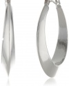 Kenneth Cole New York Urban Smoke Sculptural Hoop Earrings