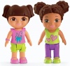 Fisher-Price Dora The Explorer Playtime Together Dora and Me Play Dates : Dora and Brown Hair Friend