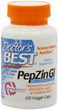 Doctor's Best PepZin GI (37.5 Mg), 120 Veggie Caps, 120-Count