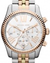 Michael Kors - Mid-Size Silver Color Stainless Steel Lexington Chronograph Watch - MK5735