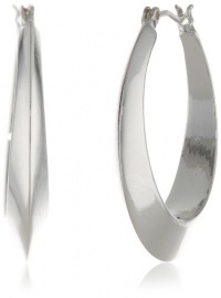 Kenneth Cole New York Urban Smoke Sculptural Hoop Earrings