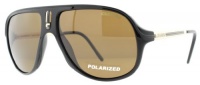 Carrera Safari/R/S Polarized Navigator Sunglasses,Dark Havana Frame/Brown Polarized Lens,One Size