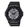 G-SHOCK BLACK BAND W/SILVER FAC GA150MF-8AC MENS