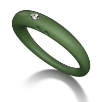 Classic Collection Diamond Ring M (6.5-8) Lucky-Apple: Green