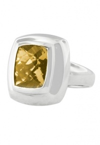 Effy Jewlery Sterling Silver Citrine Ring, 3.84 TCW Ring size 7