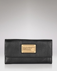 A chic leather trifold wallet from MARC BY MARC JACOBS.