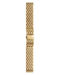 A languid 7-link bracelet from Michele, with snap closure.