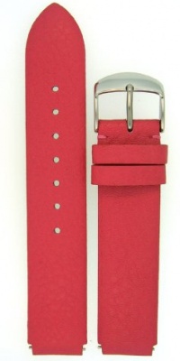 Fits Philip Stein Size 1 18mm Raspberry Sherbert Calf Leather Watchband with Spring Bars By JP Leatherworks