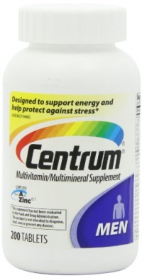 Centrum  Men Under 50, Multivitamin, 200-Count Bottle