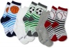 Stride Rite Boys 2-7 5 Pack Gradient Sports Crew, Multi, shoe size 3-7/sock size 5-6.5