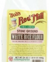 Bob's Red Mill White Rice Flour, Organic, 24-Ounce Packages (Pack of 4)