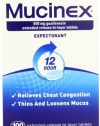 Mucinex Extended-Release Bi-Layer Tablets 100 Count.