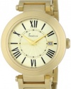 Freelook Women's HA1234GM-3 Cortina Roman Numeral Matte Gold  Watch