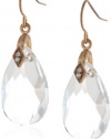 Betsey Johnson Iconic Summer Metallics Crystal Teardrop Earrings