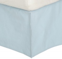 Dwellstudio Solid Crib Skirt, Blue