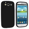 Black Silicone Rubber Gel Soft Skin Case Cover for Samsung Galaxy S3 S III i9300 / I535 / L710 / T999 / I747