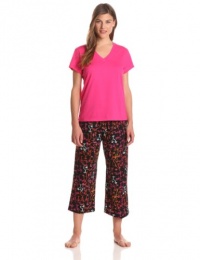 Hue Sleepwear Women's Sunrise Tini Capri Set