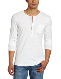 Ben Sherman Men's Plectrum Long Sleeve Grin Stich Henley Shirt