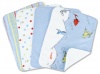 Trend Lab Dr. Seuss 4 Piece Burp Cloth Set, One Fish Two Fish