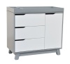 babyletto Hudson Changer Dresser, Grey/White