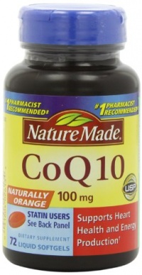 Nature Made CoQ10 100mg, 72 Softgels