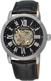 Stuhrling Original Men's 1077.33151 Classic Delphi Venezia Automatic Skeleton Black/Black Watch