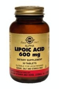 Solgar, Alpha Lipoic Acid, 600 mg, 50 Tablets