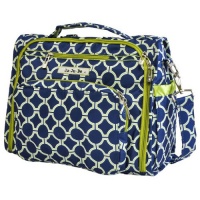 Ju-Ju-Be B.F.F. Versatile Messenger and Backpack Diaper Bag with Insulated Bottle Pockets, Royal Envy