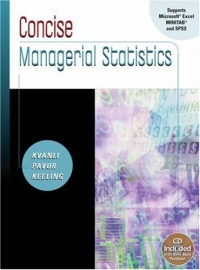 Concise Managerial Statistics (with CD-ROM and InfoTrac) (Available Titles Cengagenow)