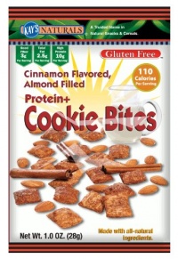 Kay's Naturals Cookie Bites, Cinnamon, Almond Filled, 1-Ounce Bags (Pack of 12)